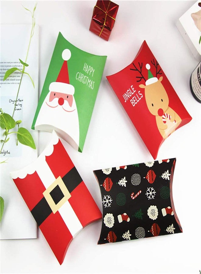 Suponey Christmas Candy Boxes - 25pcs Party Favor Cardstock Boxes Christmas Box Gift Box for Santa Party Decoration - Image 4